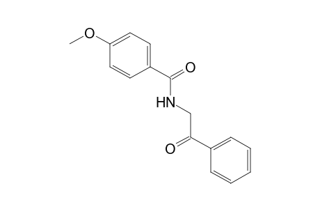 Benzamide, 4-methoxy-N-(2-oxo-2-phenylethyl)-