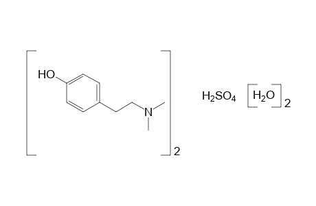p-[2-(dimethylamino)ethyl]phenol, sulfate, dihydrate