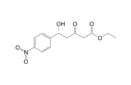 (5R)-Ethyl .delta.-hydroxy-.delta.-(p-nitrophenyl)-.beta.-oxo-pentanoate