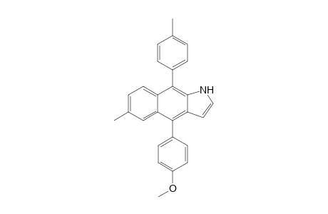 4-(4-Methoxyphenyl)-6-methyl-9-4-methylphenyl)benz[f]indole