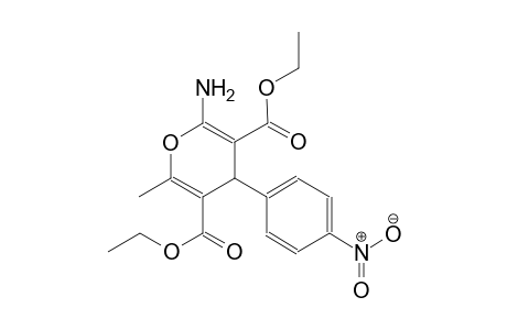 diethyl 2-amino-6-methyl-4-(4-nitrophenyl)-4H-pyran-3,5-dicarboxylate