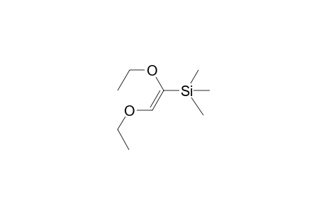 [(E)-1,2-Diethoxyvinyl)trimethylsilane