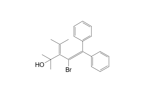 4-Bromo-2-methyl-5,5-diphenyl-3-(propan-2-ylidene)pent-4-en-2-ol