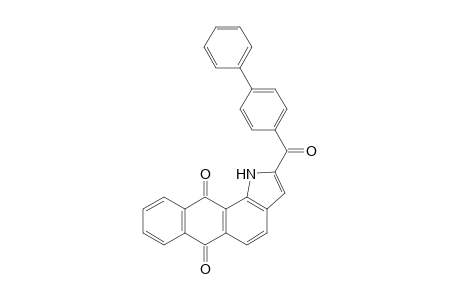 2-(4-phenylbenzoyl)-1H-naphtho[2,3-g]indole-6,11-dione