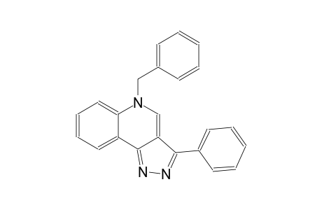 5H-pyrazolo[4,3-c]quinoline, 3-phenyl-5-(phenylmethyl)-
