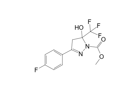1-Carboxymethyl-5-trifluoromethyl-5-hydroxy-3-(4-fluorophenyl)-4,5-dihydro-1H-pyrazole