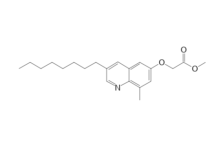 8-Methyl-3-octylquinolin-6-yloxy)acetic acid methyl ester