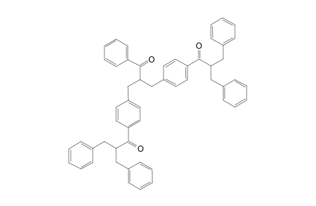 .alpha.,.alpha.{-4,4-Bis[1,3-bis(1',3'-diphenylprop-2'-ylcarbonyl)diphenyl]prop-2-yl}acetophene