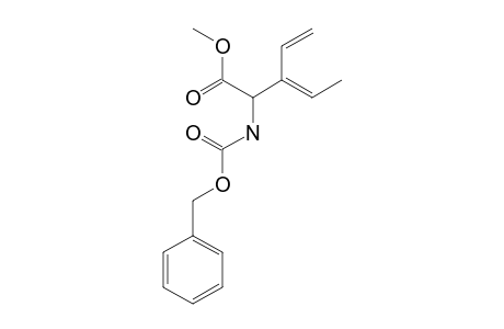 (3E)-2-BENZYLOXYCARBONYLAMINO-3-VINYL-PENT-3-ENOIC-ACID-METHYLESTER