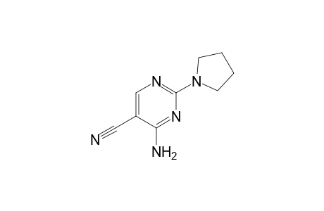 4-Amino-2-(1-pyrrolidinyl)-5-pyrimidinecarbonitrile