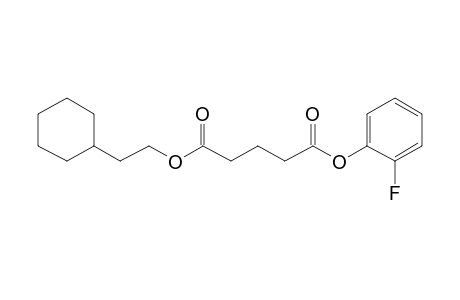 Glutaric acid, 2-(cyclohexyl)ethyl 2-fluorophenyl ester