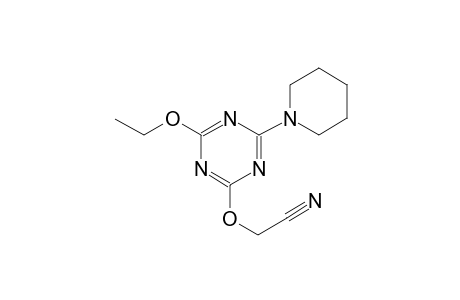(4-Ethoxy-6-piperidin-1-yl-[1,3,5]triazin-2-yloxy)-acetonitrile