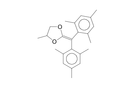 2-(Dimesitylmethylene)-4-methyl-1,3-dioxolane