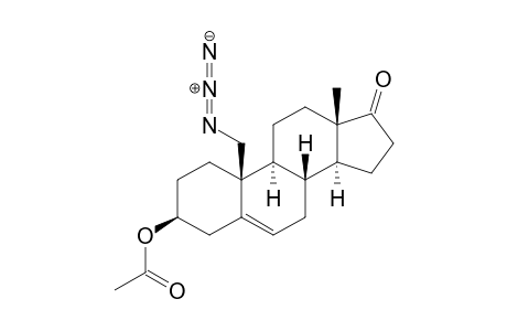 Androst-5-en-17-one, 3-(acetyloxy)-19-azido-, (3.beta.)-