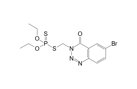 S-((6-bromo-4-oxo-1,2,3-benzotriazin-3(4H)-yl)methyl) O,O-diethyl phosphonate