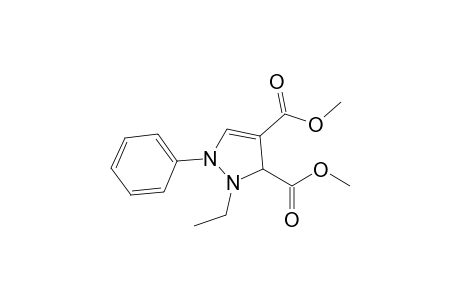 2-Ethyl-1-phenyl-3-pyrazoline-3,4-dicarboxylic acid dimethyl ester