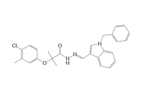 N'-[(E)-(1-benzyl-1H-indol-3-yl)methylidene]-2-(4-chloro-3-methylphenoxy)-2-methylpropanohydrazide