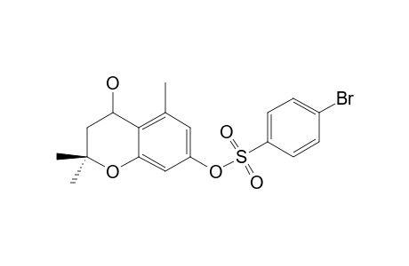 7-PARA-BROMOBENZENESULFONYLOXY-4-HYDROXY-2,2,5-TRIMETHYL-CHROMANONE