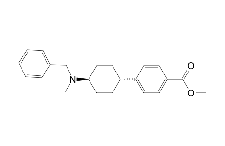 Methyl 4-(trans-4-(benzylmethylamino)cyclohexyl)benzoate