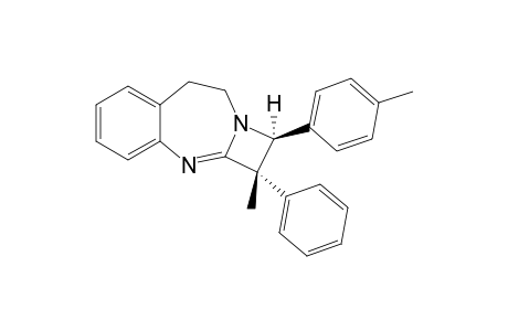 trans-1-(4-Methylphenyl)-2-methyl-2-phenyl-1,2,8,9-tetrahydroazeto[2,1-b][1,3]benzodiazepine