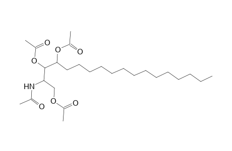 Acetamide, N-[2,3-dihydroxy-1-(hydroxymethyl)heptadecyl]-, triacetate (ester)