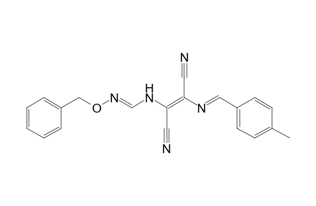 N-[2-[N'-(4-Methylphenyl)methyleneamino]-1,2-dicyanovinyl]-O-benzylformamidoxime