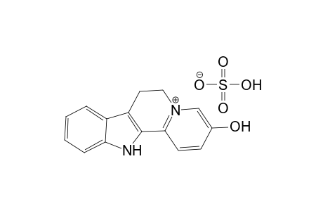 3-Hydroxy-6,7-dihydroindolo[2,3-a]quinolizinium Hydrogen Sulphate