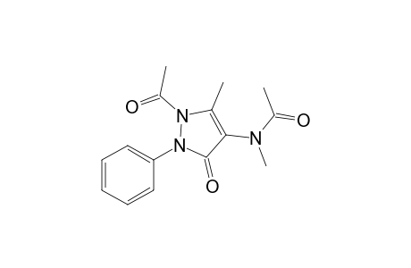 1-Phenyl-2-acetyl-3-methyl-4-(N-methyl-N-acaetylamino)2,5-dihydropyrazol-5-one