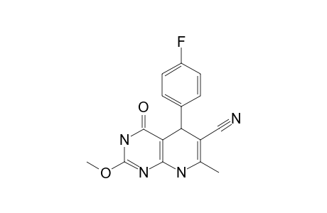 6-CYANO-5-(4-FLUOROPHENYL)-3,7-DIMETHYL-2-METHOXY-5,8-DIHYDROPYRIDO-[2,3-D]-PYRIMIDIN-4(3H)-ONE