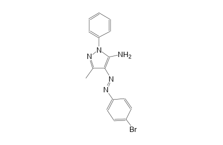 4-[(E)-(4-bromophenyl)diazenyl]-3-methyl-1-phenyl-1H-pyrazol-5-amine