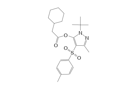 1-tert-butyl-3-methyl-4-[(4-methylphenyl)sulfonyl]-1H-pyrazol-5-ylcyclohexylacetate