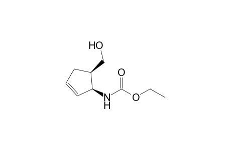 Ethyl N-[(1S,5R)-5-(hydroxymethyl)cyclopent-2-en-1-yl]carbamate