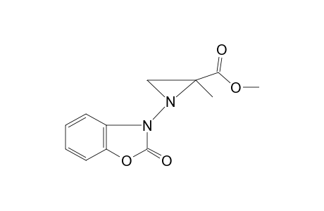 1-(2,3-DIHYDRO-2-OXOBENZOXAZOL-3-YL)-2-METHYL-2-AZIRIDINECARBOXYLIC ACID, METHYL ESTER