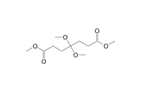 4,4-Dimethoxyheptanedioic acid dimethyl ester
