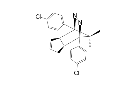 (1-ALPHA,4-ALPHA,4A-ALPHA,7A-ALPHA)-4,4A,7,7A-TETRAHYDRO-8,8-DIMETHYL-1,4-BIS-(4'-CHLOROPHENYL)-1,4-METHANO-1H-CYCLOPENTA-[D]-PYRIDAZINE