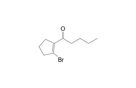 2-Bromo-1-(pentanoyl)cyclopent-1-ene