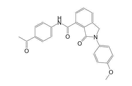 1H-isoindole-4-carboxamide, N-(4-acetylphenyl)-2,3-dihydro-2-(4-methoxyphenyl)-3-oxo-