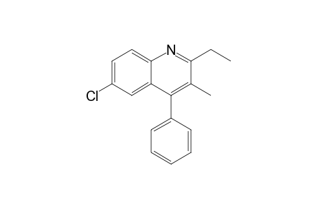 6-Chloro-2-ethyl-3-methyl-4-phenylquinoline