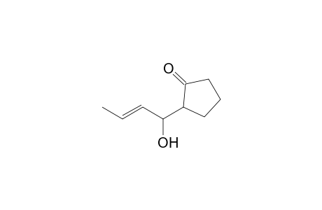 2-[(E)-1-hydroxybut-2-enyl]-1-cyclopentanone