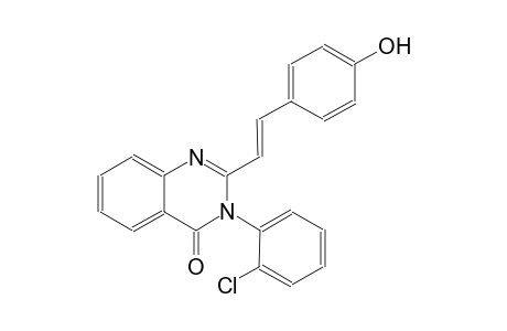 3-(2-chlorophenyl)-2-[(E)-2-(4-hydroxyphenyl)ethenyl]-4(3H)-quinazolinone