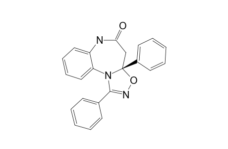 3A,4-DIHYDRO-1,3A-DIPHENYL-[1,2,4]-OXADIAZOLO-[5,4-D]-[1,5]-BENZODIAZEPIN-5(6H)-ONE