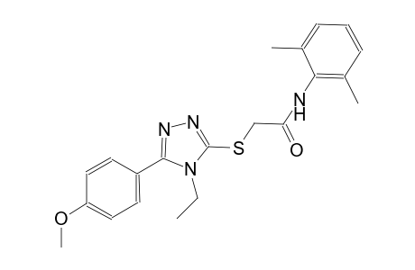 N-(2,6-dimethylphenyl)-2-{[4-ethyl-5-(4-methoxyphenyl)-4H-1,2,4-triazol-3-yl]sulfanyl}acetamide