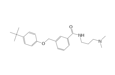 3-[(4-tert-butylphenoxy)methyl]-N-[3-(dimethylamino)propyl]benzamide