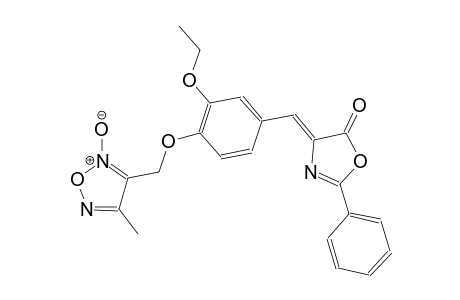 5(4H)-oxazolone, 4-[[3-ethoxy-4-[(4-methyl-2-oxido-1,2,5-oxadiazol-3-yl)methoxy]phenyl]methylene]-2-phenyl-, (4Z)-