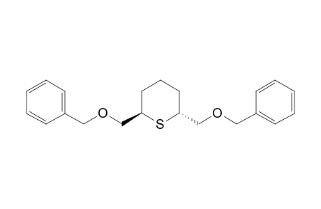 (2R,6R)-2,6-Bis[(benzyloxy)methyl]tetrahysdro-2H-thiopyran