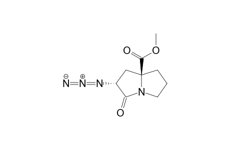 (2R,8S)-2-azido-3-keto-pyrrolizidine-8-carboxylic acid methyl ester