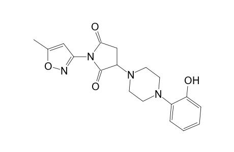 1H-Pyrrole-2,5-dione, dihydro-3-[4-(2-hydroxyphenyl)-1-piperazinyl]-1-(5-methyl-3-isoxazolyl)-