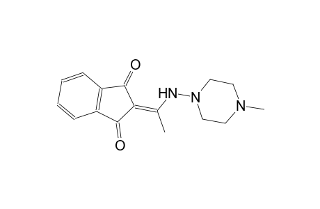 2-{1-[(4-methyl-1-piperazinyl)amino]ethylidene}-1H-indene-1,3(2H)-dione