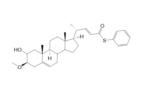 S-Phenyl(3.beta.,20S,22E)-20-hydroxy-3-methoxychola-5,22-diene-24-thioate