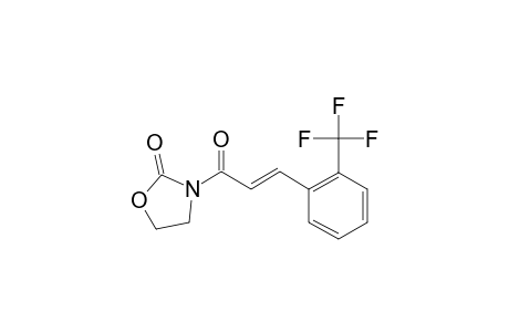 3-(TRANS-2'-TRIFLUOROMETHYL-CINNAMOYL)-OXAZOLIDIN-2-ONE